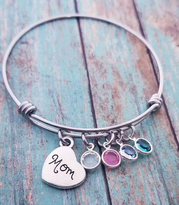 Mom Birthstone Bracelet