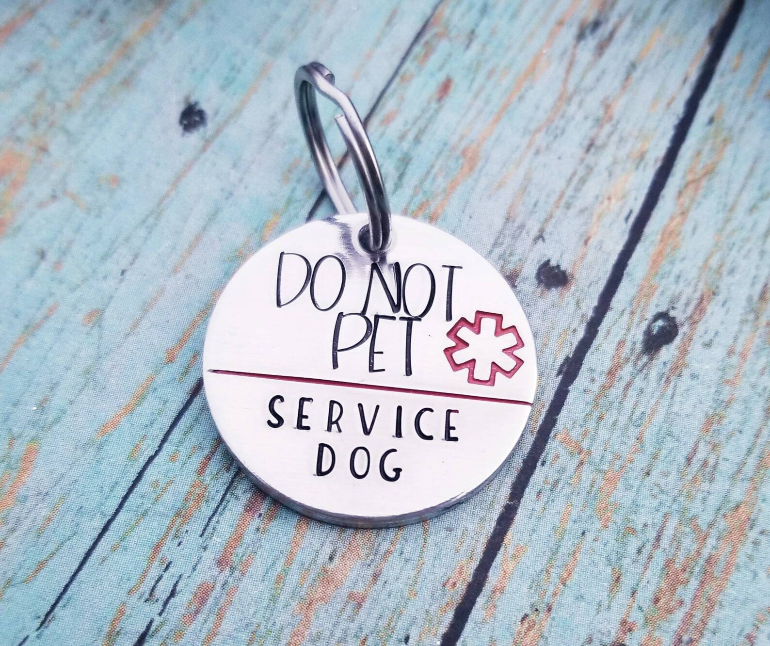 DO NOT PET Service Dog Tag Service Dog Medical Alert Tag Etsy