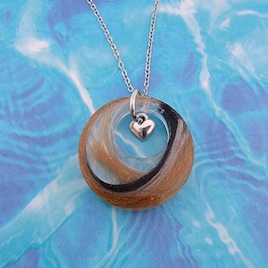 Actual Hair Memorial Necklace