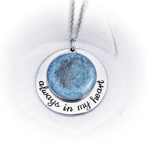 Personalized Cremation Necklace: Stainless Steel Pet Memorial Urn Locket