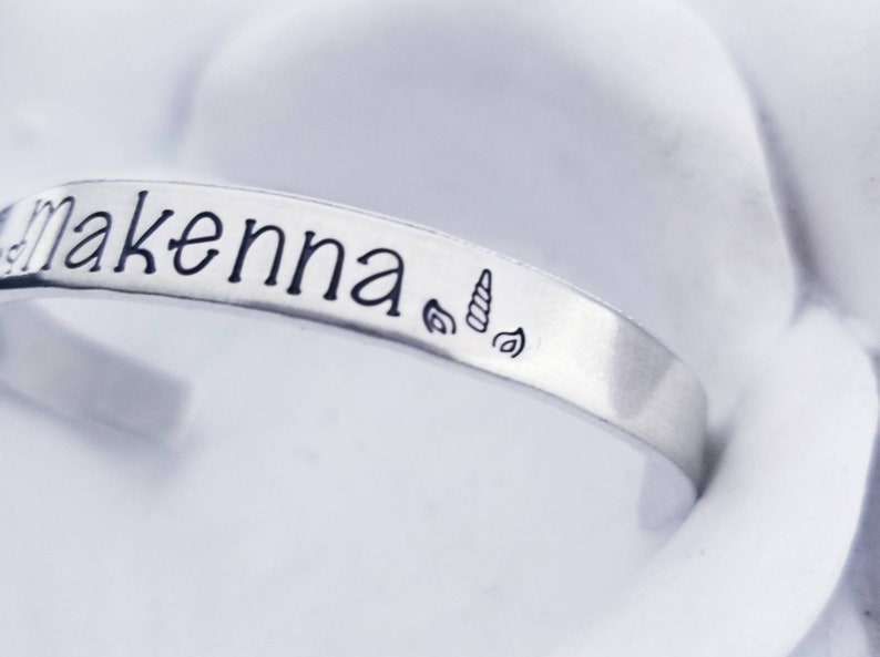Unicorn Bracelet Personalized Little Girls Bracelet Toddler Etsy