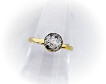 14k Rose Gold Plated 8mm Cremation Ring