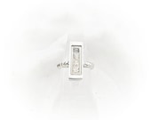 Bar Cremation Ring - Locket Ring - Rectangle Urn Ring Cremation Jewelry -Dad Memorial Ring- Child Loss Ring -Mom Memorial Jewelry- Twisted
