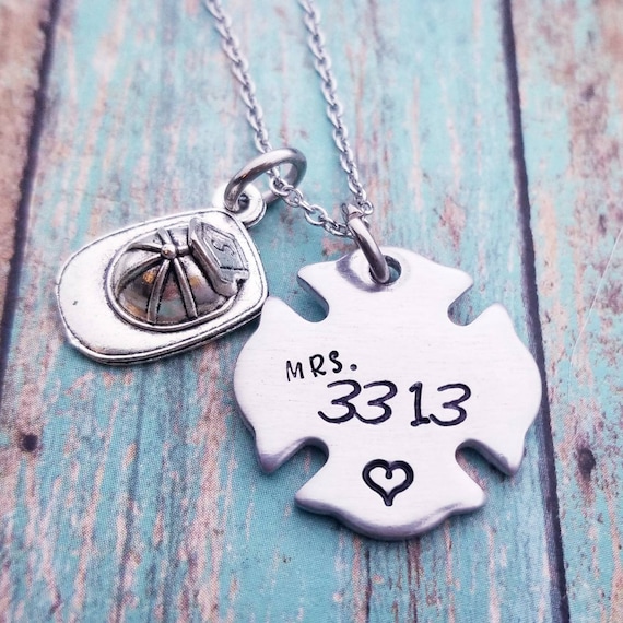 Firefighter outlet wife necklace
