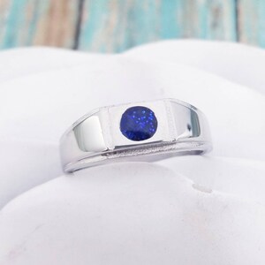 Men's Cremation Ring Made With Ashes Custom Memorial Ring Cremation ...