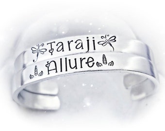 Personalized Unicorn Bracelet: Keepsake Name Bracelet for Little Girls
