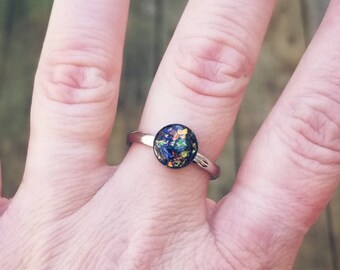 Stainless Steel Cremation Ring: Pet Ash Memorial Jewelry