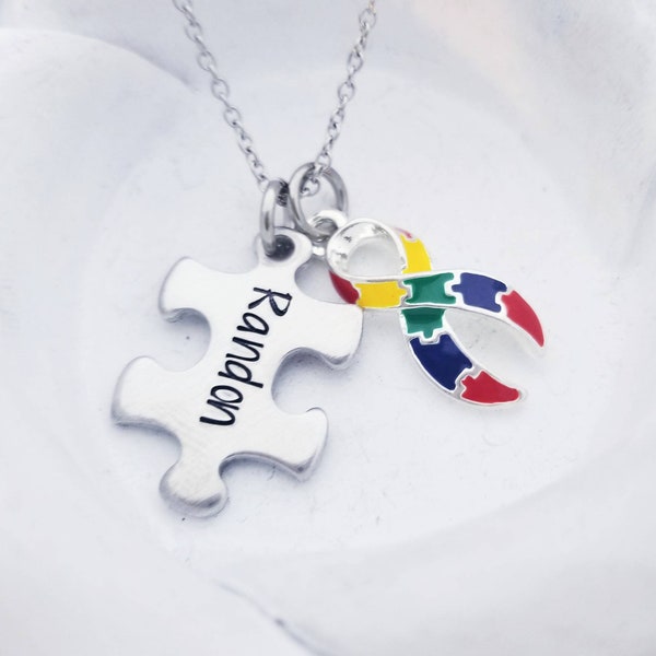 Autism Necklace Etsy