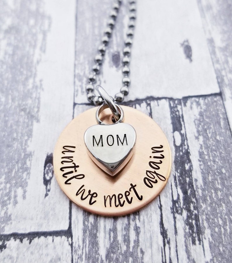 SALE Cremation Necklace Copper Urn Necklace Custom Etsy