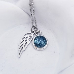 Angel Wing Cremation Necklace