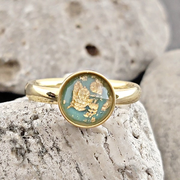 Mint Gold Ring