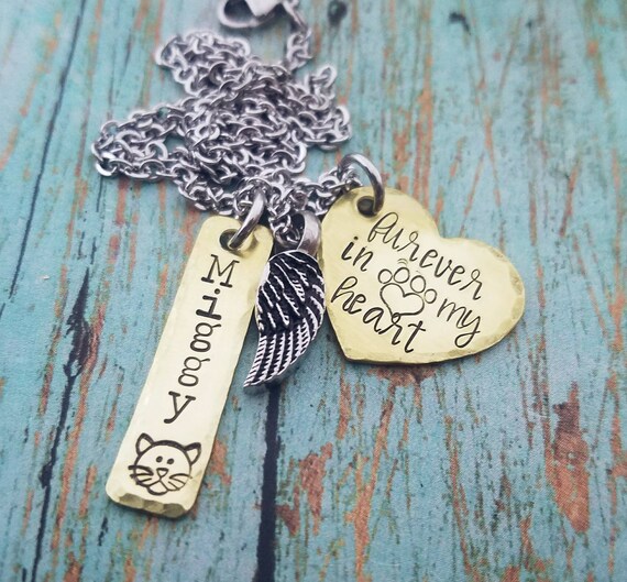 Cat cremation necklace discount
