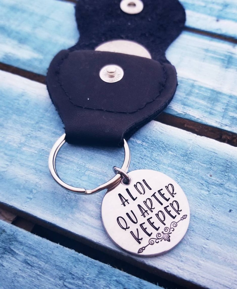 Aldi Quarter Keeper Pouch Quarter Holder Keychain Leather Etsy