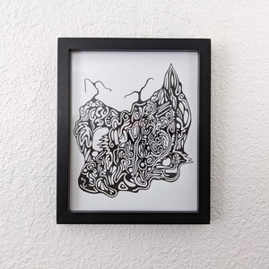 Old Growth Digital Print, Instant Download, Printable Art