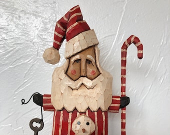 Candy Stripe Santa
