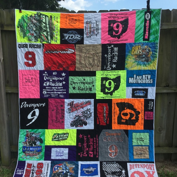 Custom T-shirt Memory Quilt - Personalized Keepsake - DEPOSIT ONLY