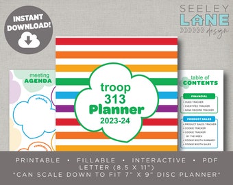 Scout Leader Troop Planner, Digital File, Instant Download