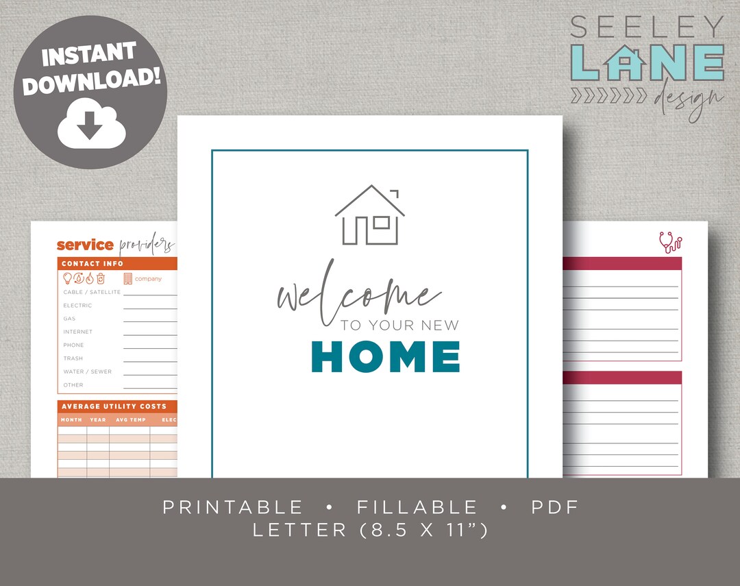 Moving or Relocation Seller Packet and New Home or Neighbor Info ...