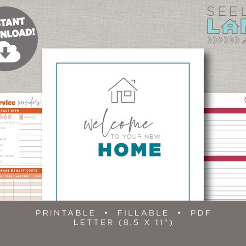 Moving or Relocation Seller Packet and New Home or Neighbor - Etsy