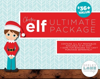 Christmas Elf Ultimate Package, Instant Digital Download