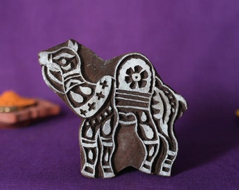 Handmade Indian Wood Stamp, Fabric Stamps, Block Print