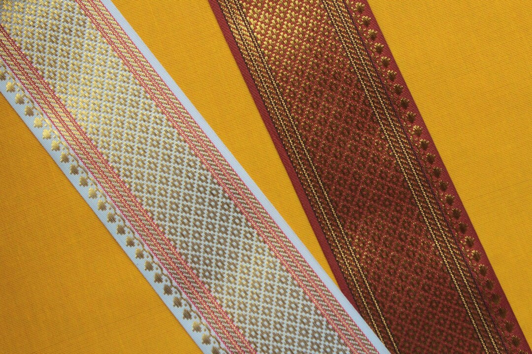 Brocade Border, Colour Selection, Ribbon Width: 60 Mm - Etsy