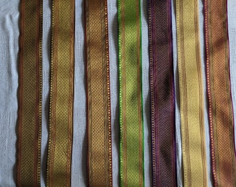 Bordure en brocard, différentes couleurs, largeur : 60 mm