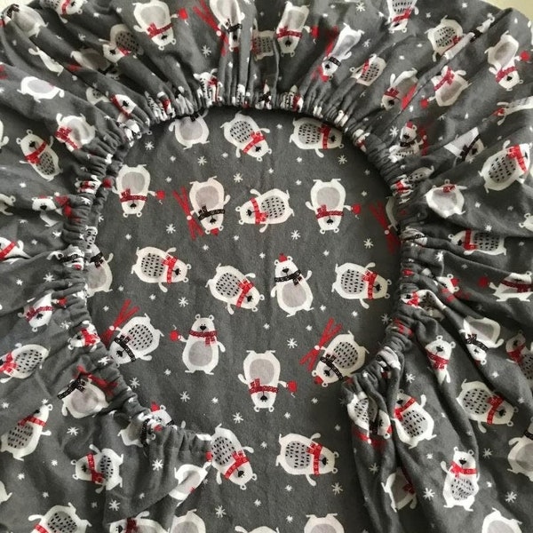 Flannel Crib Sheet Etsy