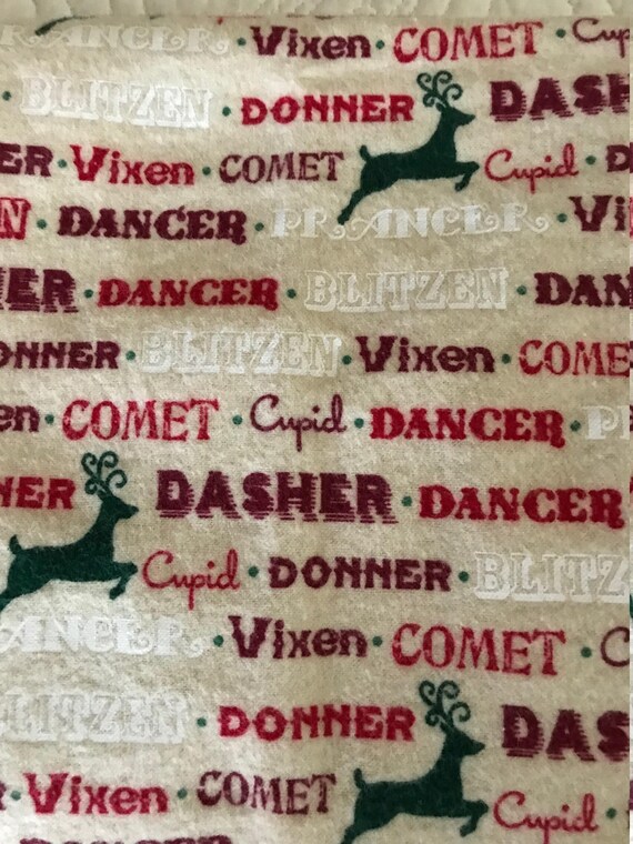 Reindeer Crib Sheet Christmas Sheet for Baby for Toddler Etsy
