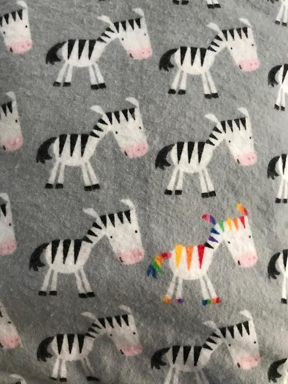 zebra crib sheet
