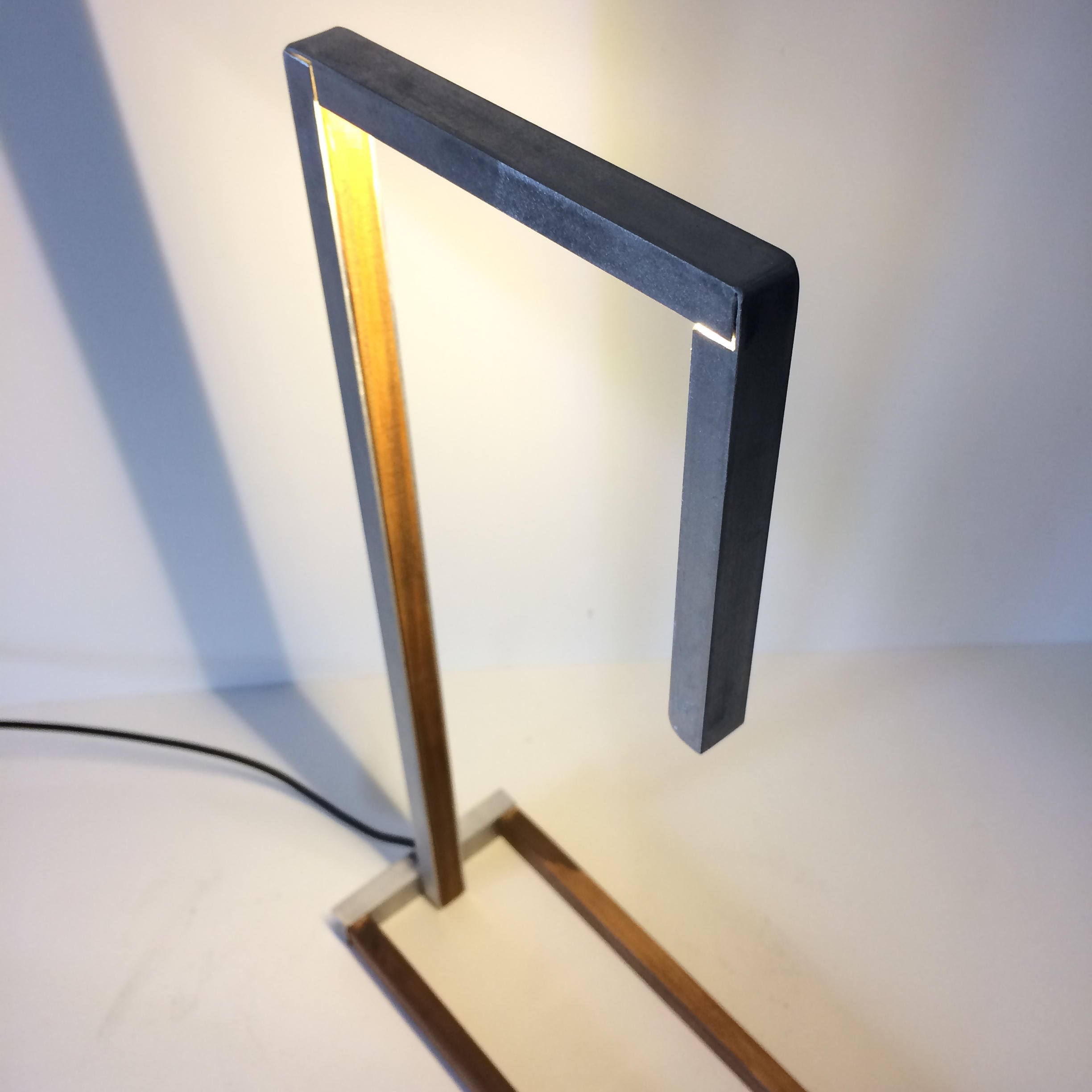 Modern Table Lamp Minimalist Lamp Metal Lamp Aluminium | Etsy