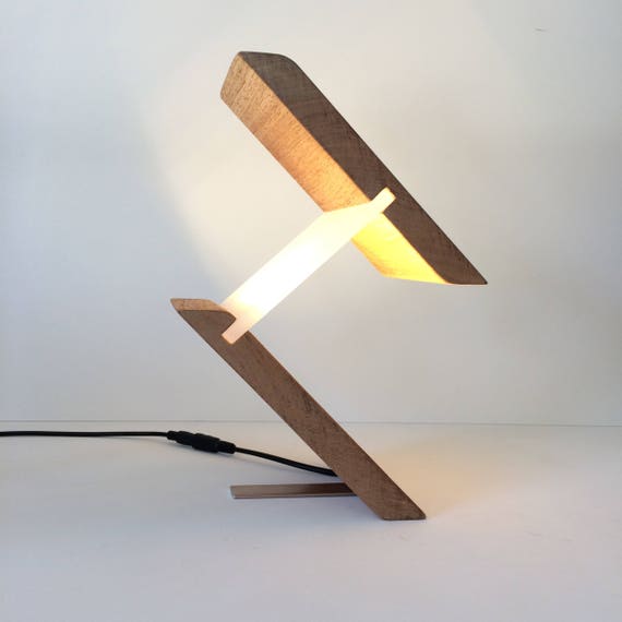 Lamp, Lamps, Table Lamp, Desk Lamp, Modern Lighting, Unusual Gift, Gift for  Home, Stylish Lamp, Led Lamp, Birthday Gift for Man, Wood Lamp 