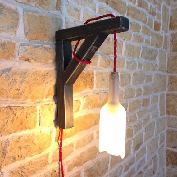 Wall Light Sconce Hanging Bottle, Hanging Wall Lamp