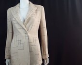 Gianfranco Ferre Studio Womens Blazer Vintage 90s Fashion Style Designer Made in Italy Designers Blazers Jackets Skirts Suits Work Week Chic
