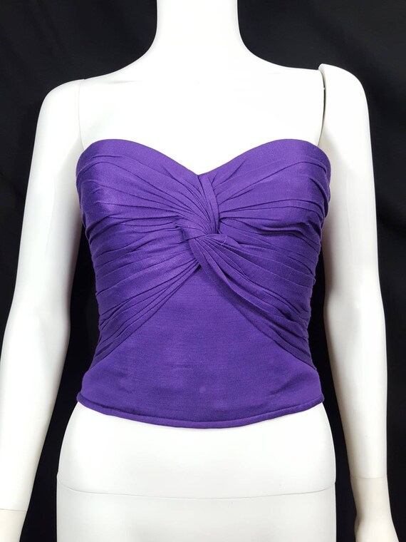 Ungaro Parallele Pairs Strapless Pleated Blouses W
