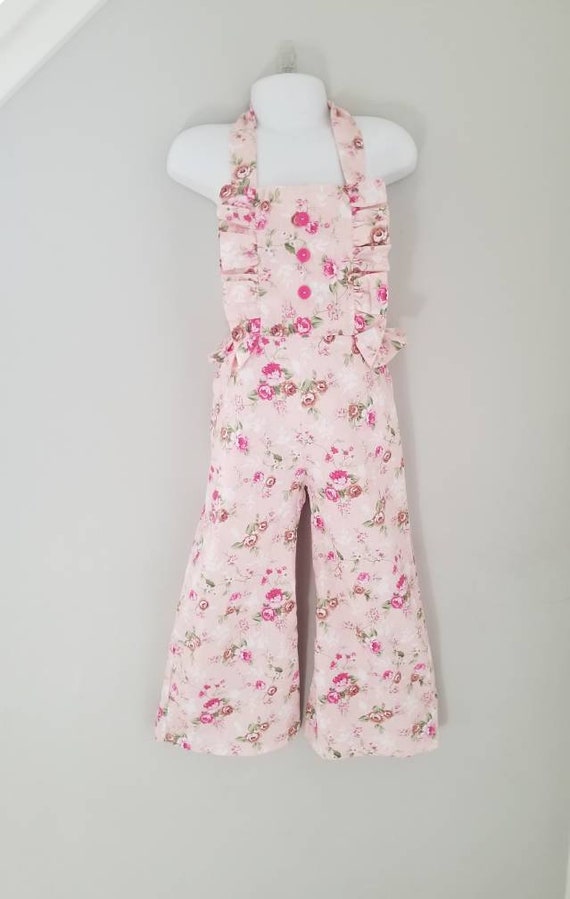 pink romper pants