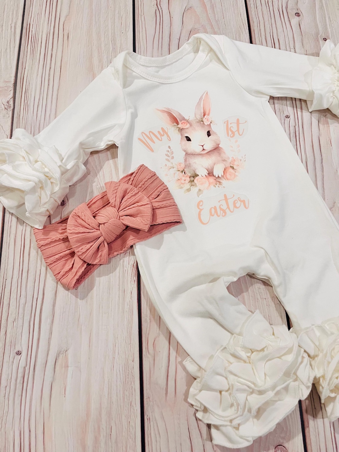 My First Easter Outfit, Cute Bunny Romper, Spring Clothing, Coming Home — free download