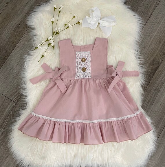 blush pink easter dress