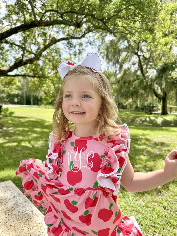 Baby girl apple outfit sales
