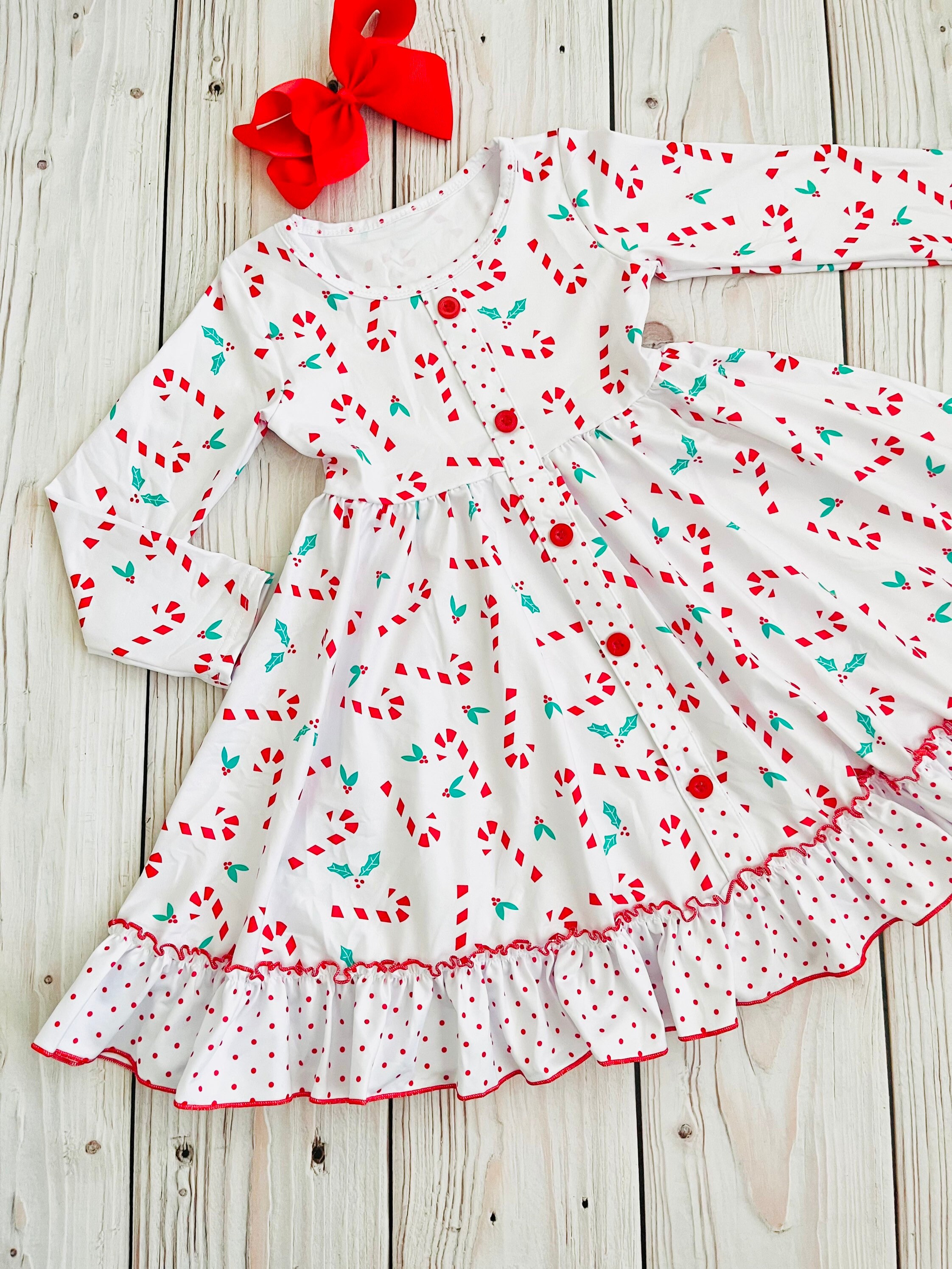 Candy Cane Dress - Etsy
