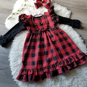 baby girls checkered dress