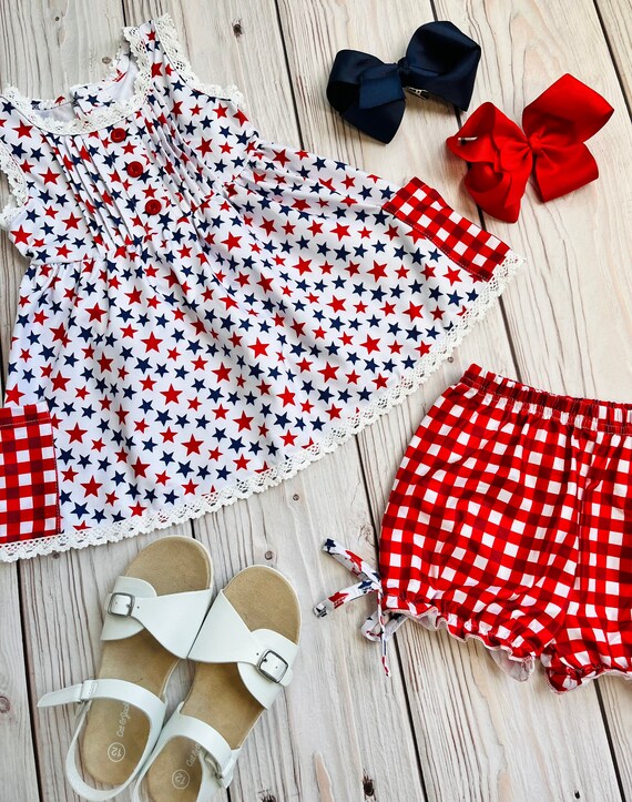 Girls patriotic clothing hotsell