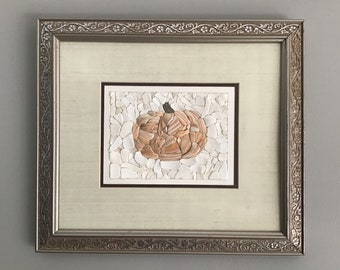 Calabaza de mosaico de conchas marinas