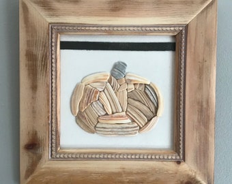 Calabaza de mosaico de conchas marinas