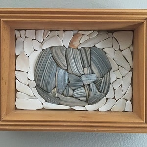 Seashell Mosaic Pumpkin