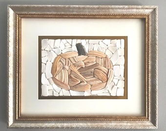 Calabaza de mosaico de conchas marinas