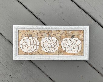 Calabazas de mosaico de conchas marinas