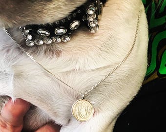 1800's Love Token Necklace Sterling