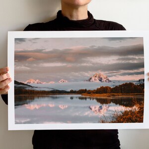 Grand Teton National Park Art Print - Landscape Wyoming - Wall Home Decor- the US National Parks Coll 9886