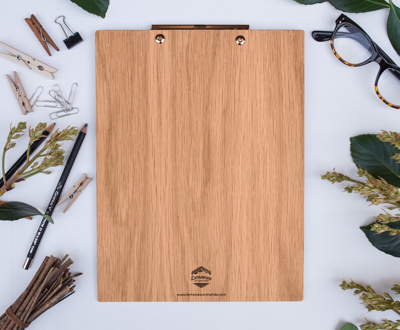 Big Sur California Clipboard Natural Wood Clipboard
